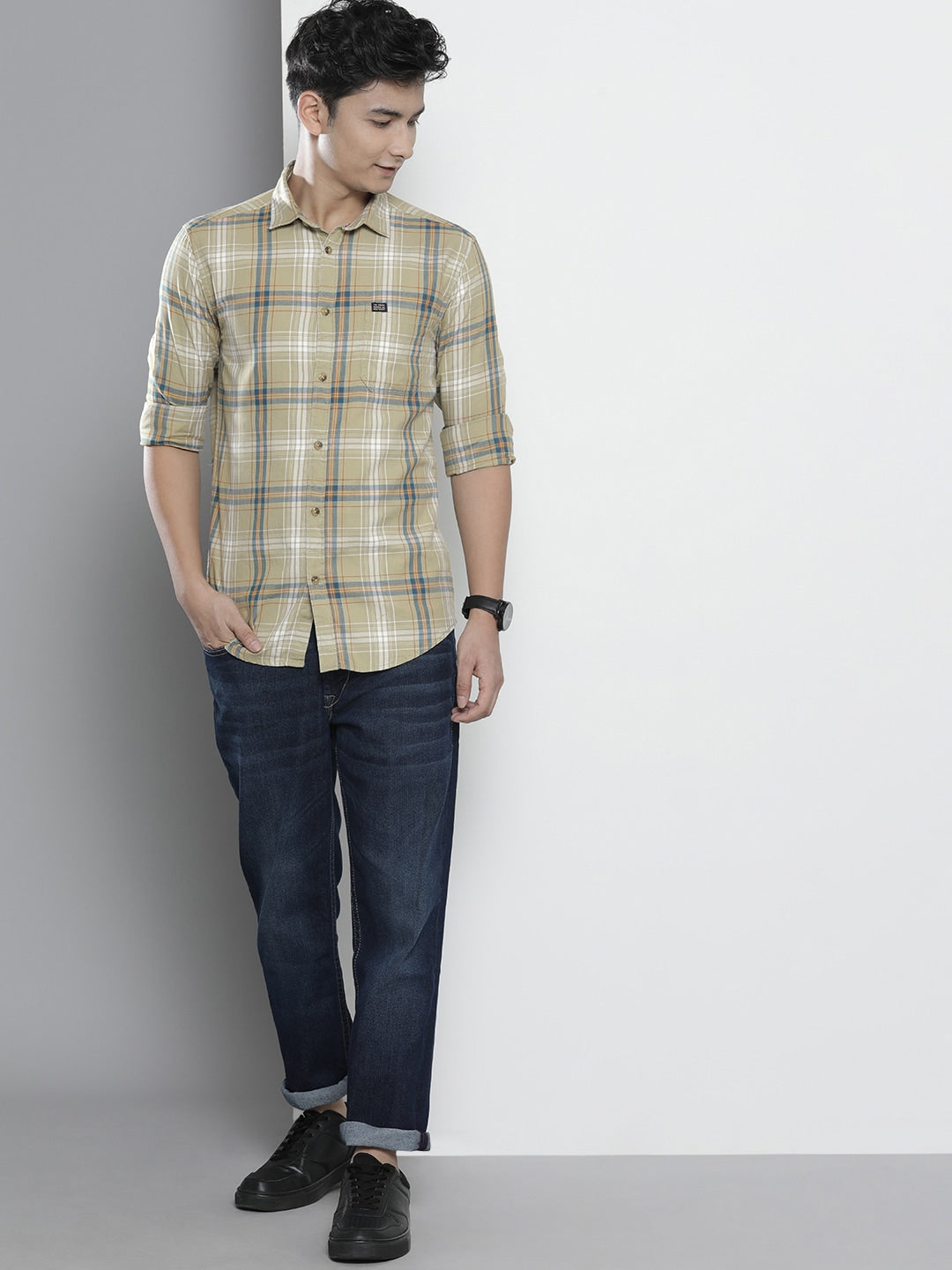 Green Checked Shirt - XXL Green