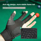 Open Finger Billiard Pool Gloves Adjustable Sticker Polyester Billiard Gloves Portable Lightweight Reusable Training Accessories