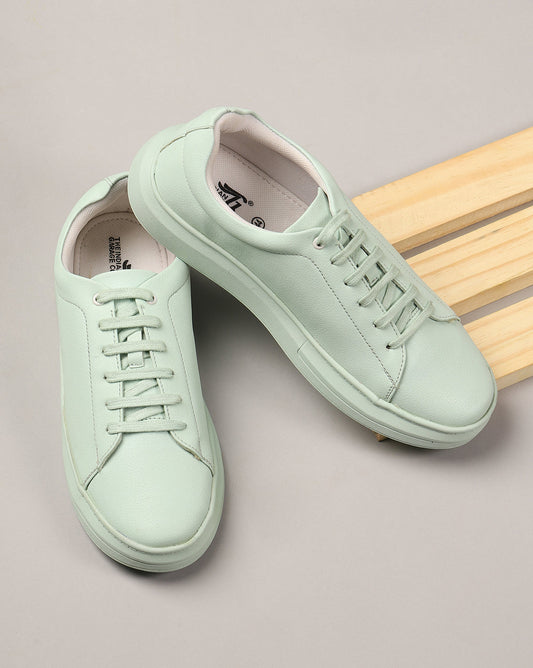 Mint Lace-Ups Casual Shoes - 6 Mint