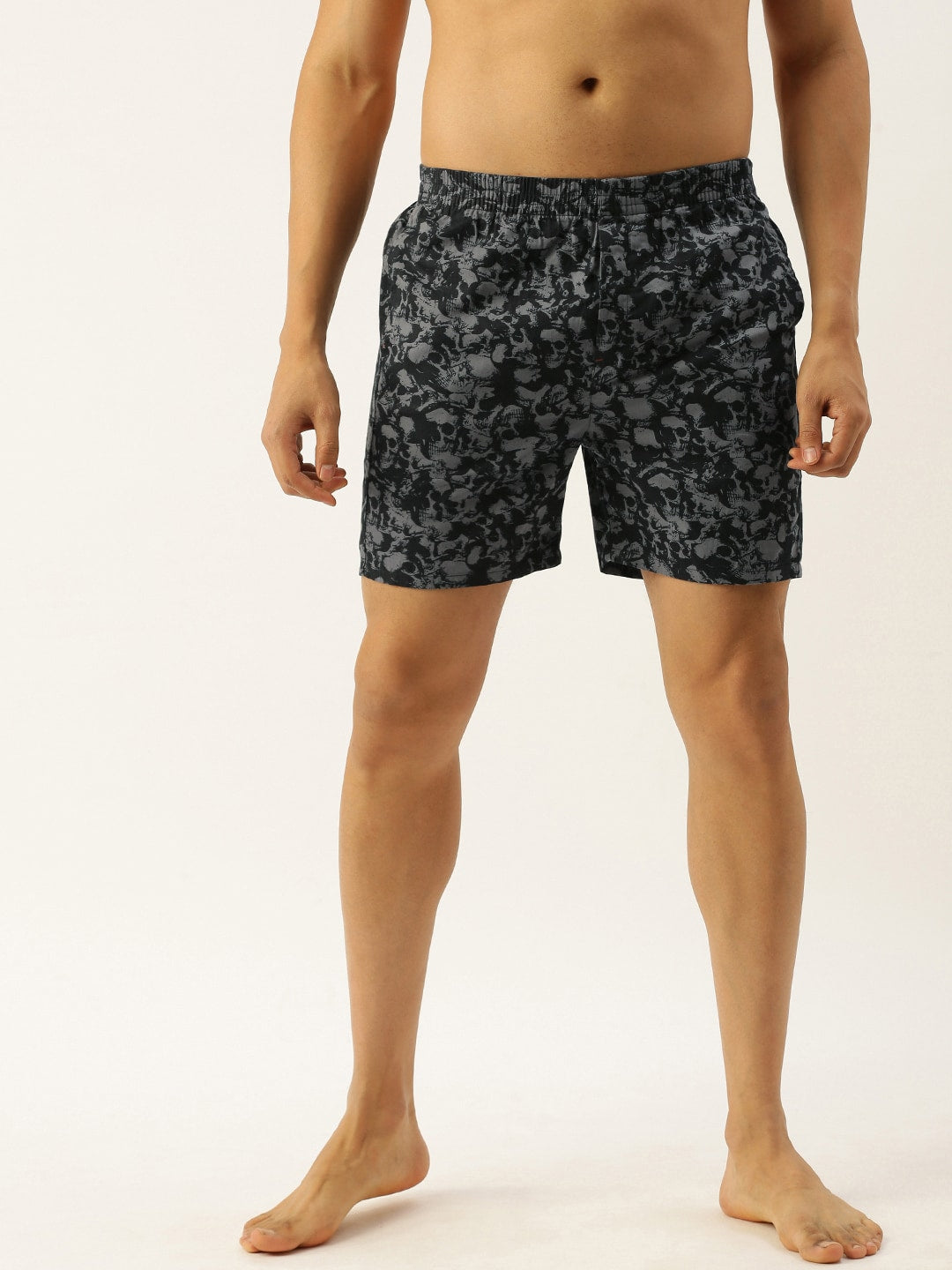 Green Abstract Printed Boxers - L Green