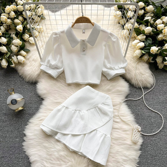 Gerry Summer Coord Set - White S