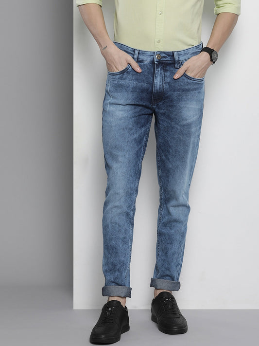 Blue Solid Jeans - 32 Blue