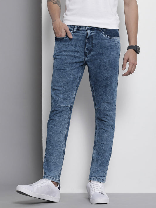Blue Solid Jeans - 28 Blue